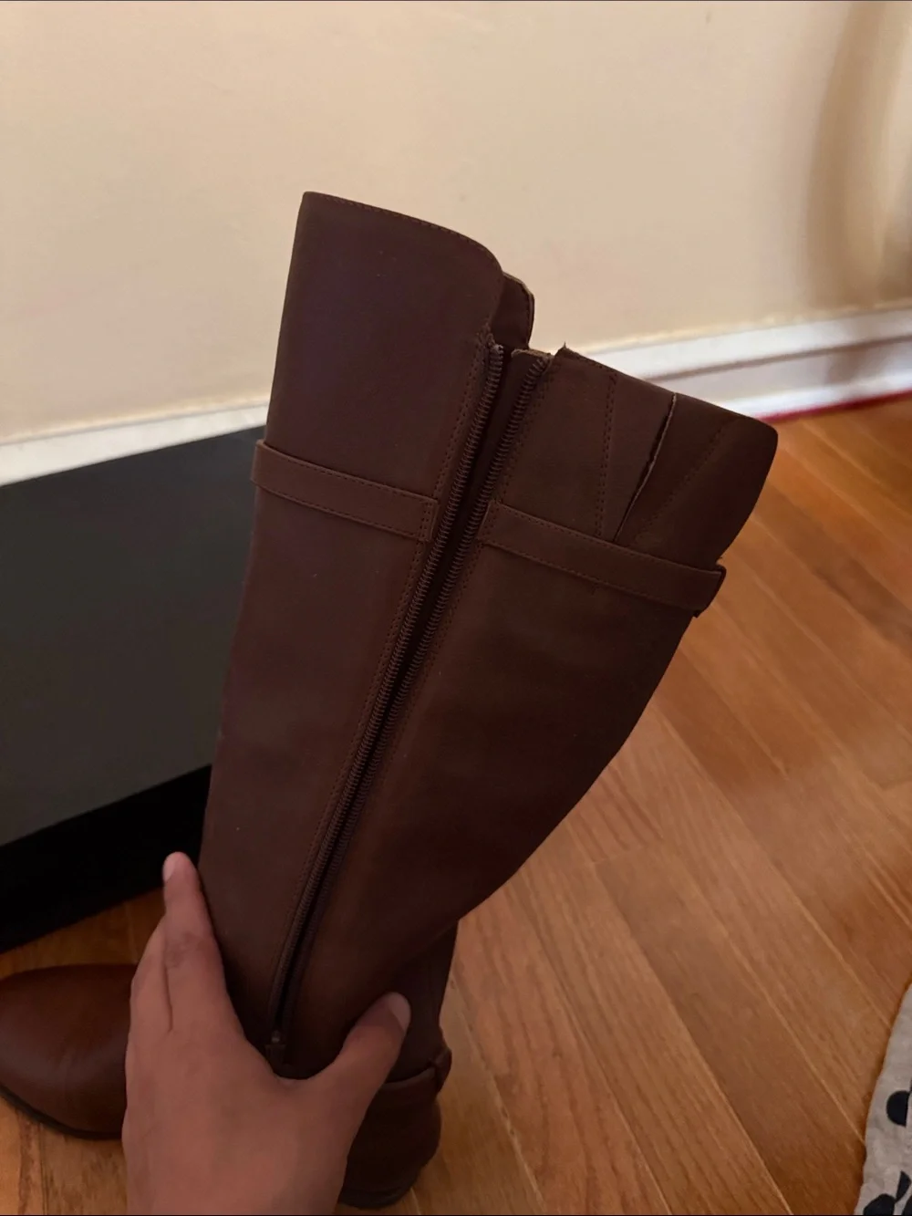 INC International Concepts Chestnut Brown Over-the-Knee Riding Boots